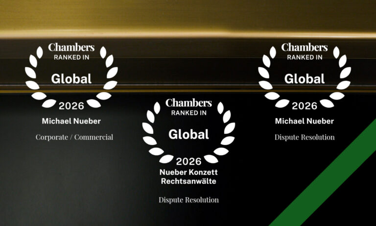 Nueber Konzett wird in Chambers & Partners geführt.